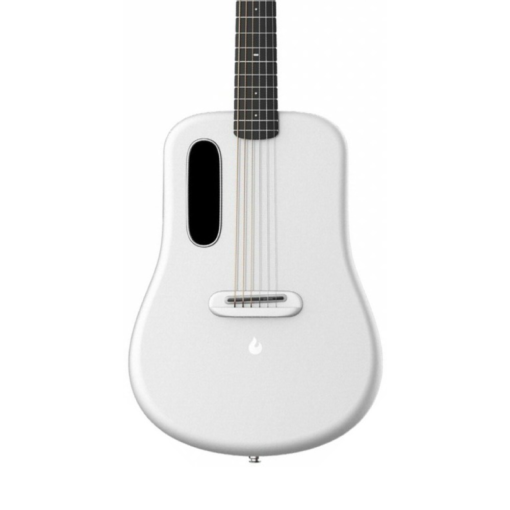 Lava Music ME 3 38 inch Acoustic-Electric Guitar With Bag - White