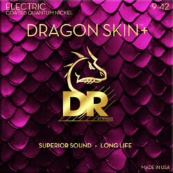 DR Strings Dragon Skin+ Heavy .09-.042 Electric Guitar Strings