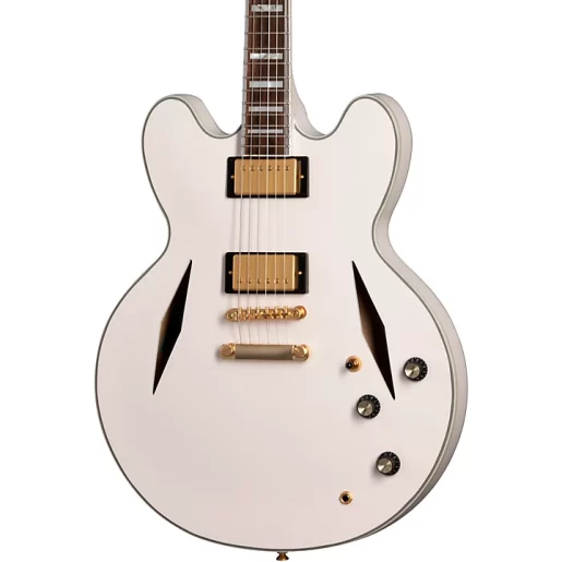 Epiphone Emily Wolfe - White Wolfe - Sheraton Semi-Hollow Guitar