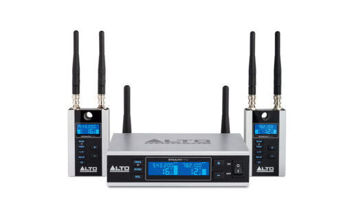 The Alto Professional Stealth Stereo Wireless Kit is a state-of-the-art wireless solution that eliminates the need for speaker cabling.