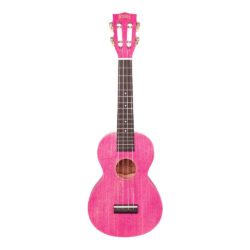 The Mahalo Tenor Ukulele Berry Crush features a linden body with an arched back to produce an even blend of warm lows and bright highs.