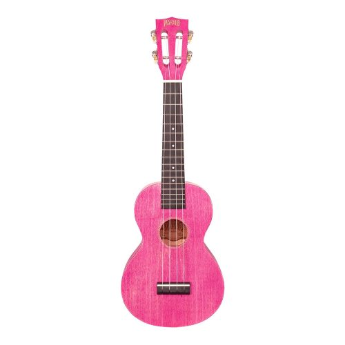 The Mahalo Tenor Ukulele Berry Crush features a linden body with an arched back to produce an even blend of warm lows and bright highs.