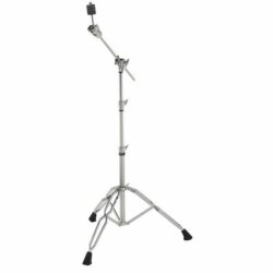 The Yamaha CS-865 Boom Cymbal Stand sports a hinged boom tilter clamp that grips the boom securely, with a memory lock for added security.