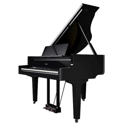 Roland GP-9M Digital Grand Piano with Bench - Polished Ebony