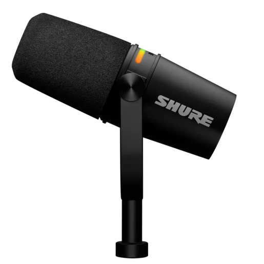 Shure MV7+ Hybrid Podcast Microphone - Black