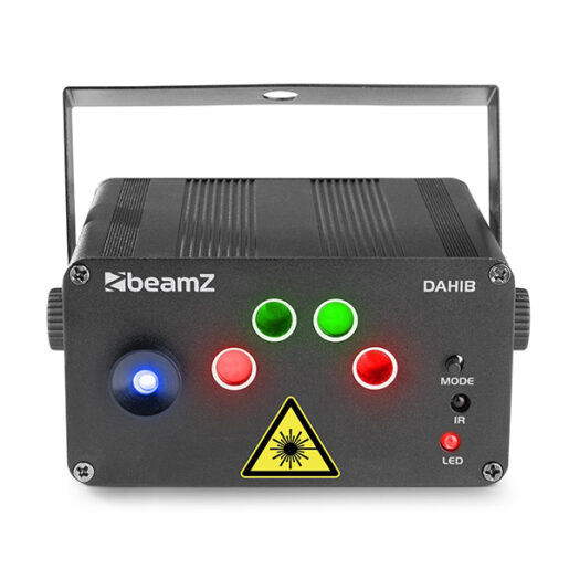 Beamz Dahib Double RG Gobo Laser wBlue LED