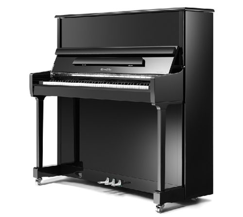 Ritmuller RS-122 Superior Line Upright Piano - Polished Ebony