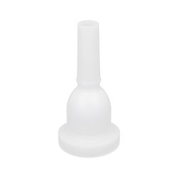 Santa Fe Plastic Trombone Mouthpiece – White