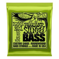 Ernie Ball Regular Slinky 4-String Bass Strings – (50-105)