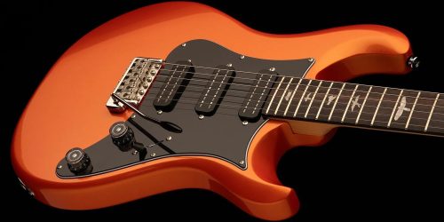 PRS SE NF 3 Electric Guitar - Metallic Orange - RW - Image 3