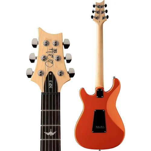 PRS SE NF 3 Electric Guitar - Metallic Orange - RW - Image 4