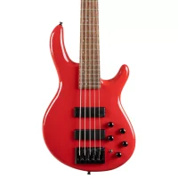 Cort C5 Deluxe 5 String Bass Guitar – Candy Red