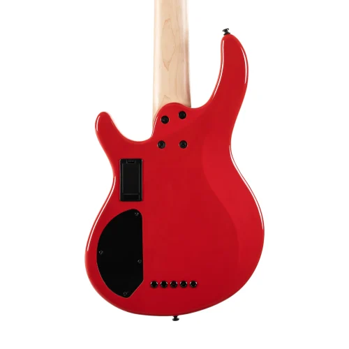 Cort C5 Deluxe 5 String Bass Guitar – Candy Red - Image 3