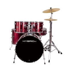 Hybrid MI HD5 Full Drum Kit - Lazer Red