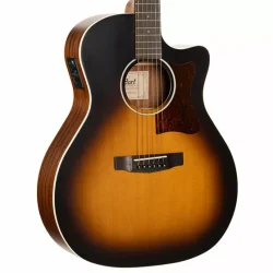 Cort GA1E Grand Auditorium Acoustic Electric Guitar – Sunburst