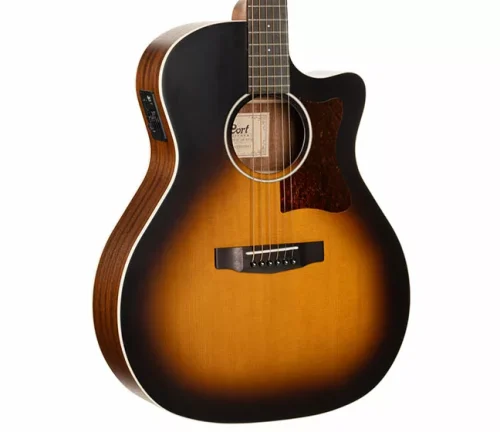 Cort GA1E Grand Auditorium Acoustic Electric Guitar – Sunburst