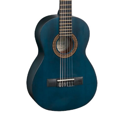 Valencia 1/4 Classical Guitar - Transparent Blue