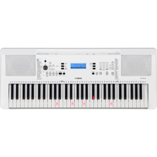 Yamaha EZ-300 61-Key Keyboard with Lighting Keys – White