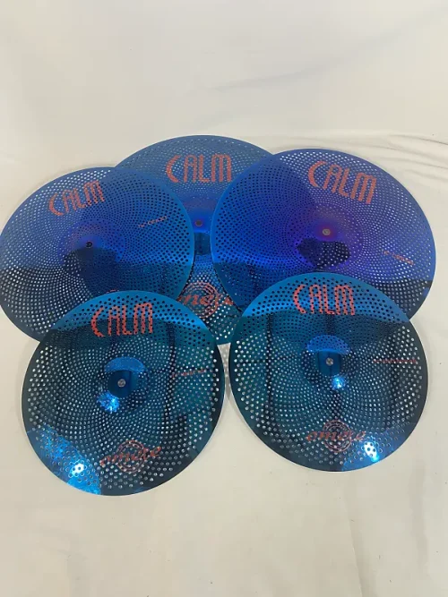 Omete Calm Series Low Volume Cymbals - Blue - 5 Pack