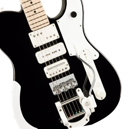 Fender Jack White Triplecaster Telecaster Electric Guitar - Black - Image 3