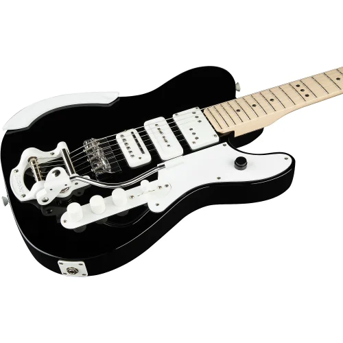 Fender Jack White Triplecaster Telecaster Electric Guitar - Black - Image 2