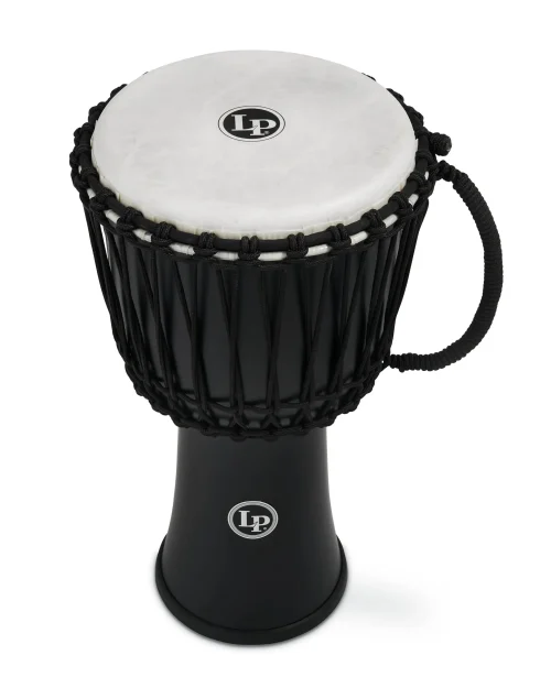 LP World 10 inch Rope Circle Djembe - Black - Image 4