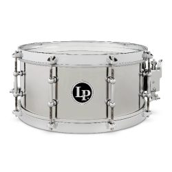 Latin Percussion Stainless Steel Salsa Snare - 4.5 x 12-inch