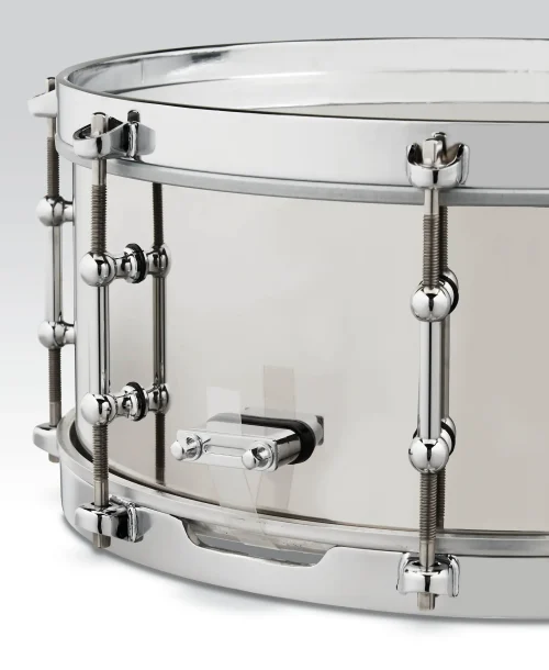 Latin Percussion Stainless Steel Salsa Snare - 4.5 x 12-inch - Image 2