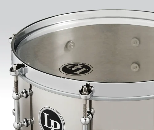 Latin Percussion Stainless Steel Salsa Snare - 4.5 x 12-inch - Image 5