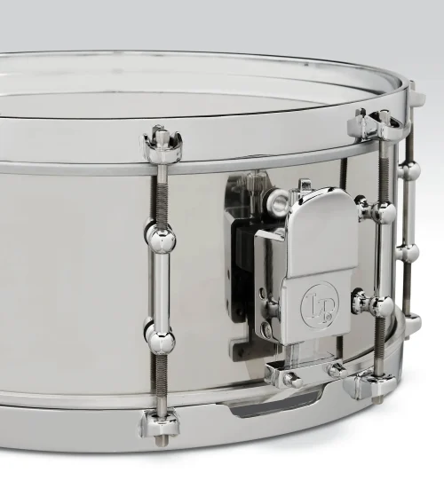 Latin Percussion Stainless Steel Salsa Snare - 4.5 x 12-inch - Image 6