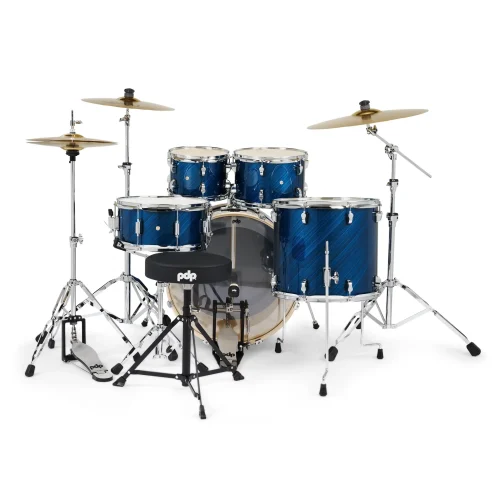 PDP Mainstage 5-piece Drum Set - Twisted Blue Steel - Image 3