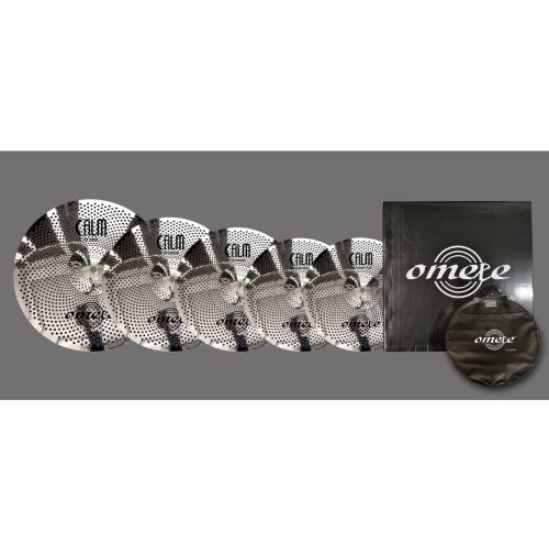 Omete Calm Series Low-Volume Cymbal Pack Silver - Image 2