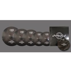 Omete Calm Series Low Volume Cymbals - Black - 5 Pack