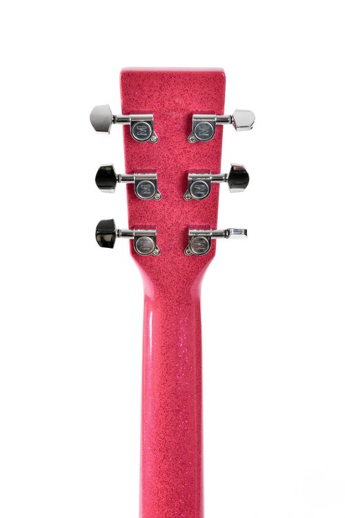 Sigma Acoustic Guitar OOOM1EMFP- Pink Sparkle - Image 5