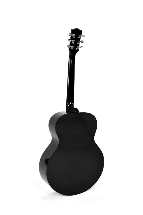 Sigma GJM-1E-MFBK Acoustic Guitar: Black Sparkle - Image 3