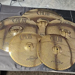 Omete Calm Series Low Volume Cymbals - Gold- 5 Pack