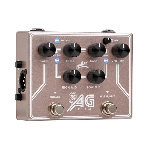 Aguilar AG DI/Preamp Bass Effects Pedal- Rose Gold - Image 2