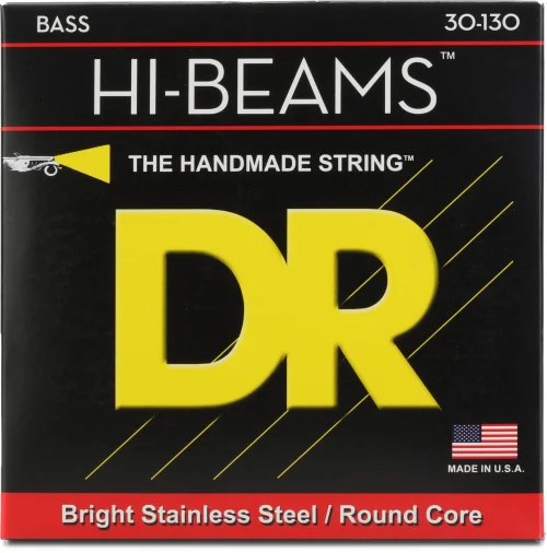 DR Strings Hi-Beam Bass Guitar Strings - .030-.130 6-string