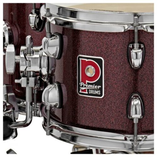 Premier Revolution 5 Piece Drum Kit- Red Sparkle - Image 3