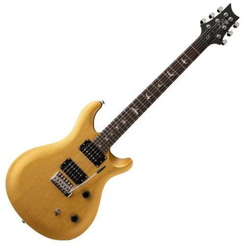 PRS SE CE 24 Standard Satin Electric Guitar - Metallic Gold Satin - Image 2