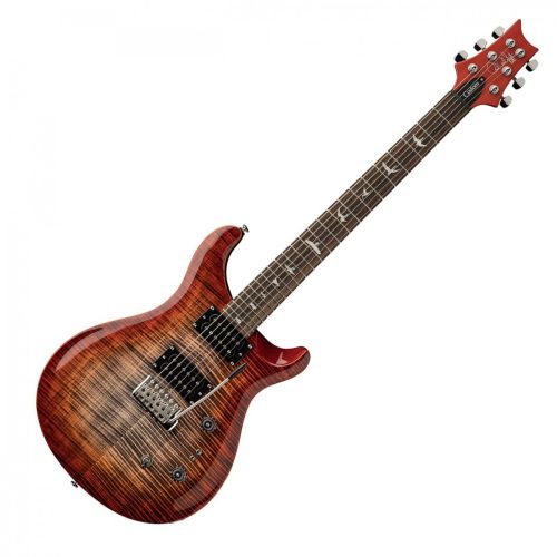 PRS SE Custom 24-08 Electric Guitar - Charcoal Cherry Burst - Image 2