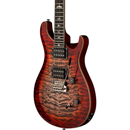 PRS SE Custom 24-08 Quilt Top Electric Guitar - CCB - Image 3