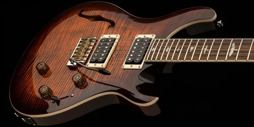 PRS SE Custom 24 Semi-Hollow Piezo Electric Guitar - Image 3