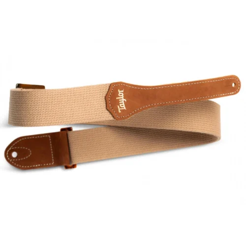 Taylor 2 Inch GS Mini Tan Cotton Guitar Strap