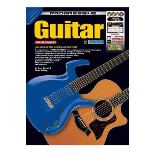 Progressive Guitar for Beginner with Free Online media