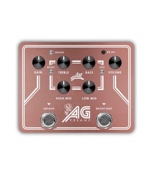 Aguilar AG DI/Preamp Bass Effects Pedal- Rose Gold